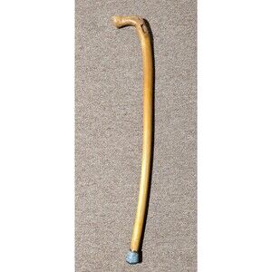 Vintage Hand Carved Rustic Wood Walking Stick/Cane